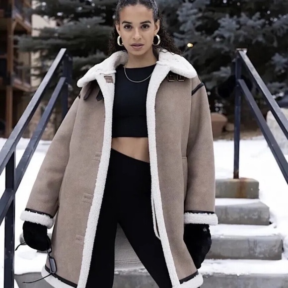 ZARA DOUBLE-FACED COAT WITH BUTTONS MINK FW24 SIZE S 8073/256 - Picture 10 of 10